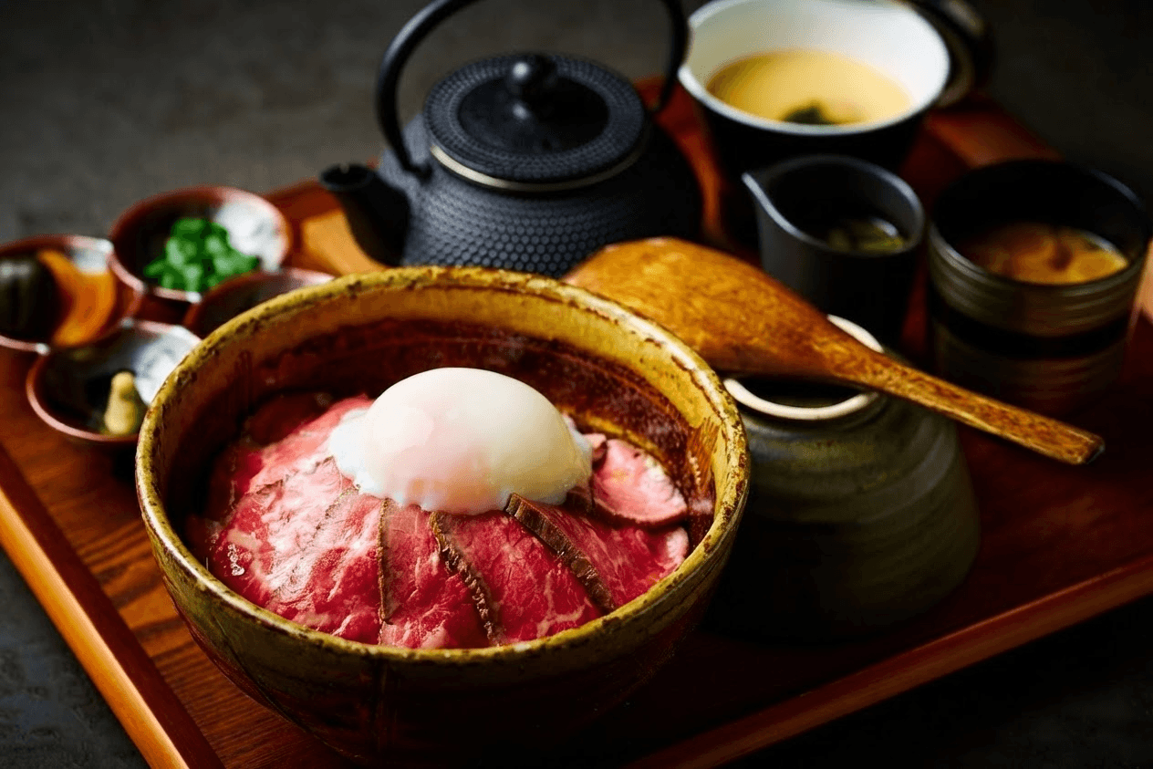 ローストビーフ丼御膳